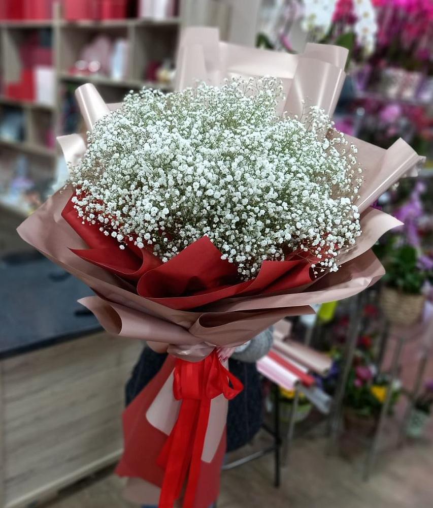 Букет Белые хлопья в Новом Кяхулае Букет цветов из: Гипсофила в Новом Кяхулае