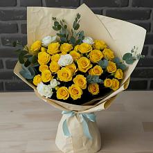 Букет цветов из:  Розы #REPLACE_PRED# Новом Кяхулае