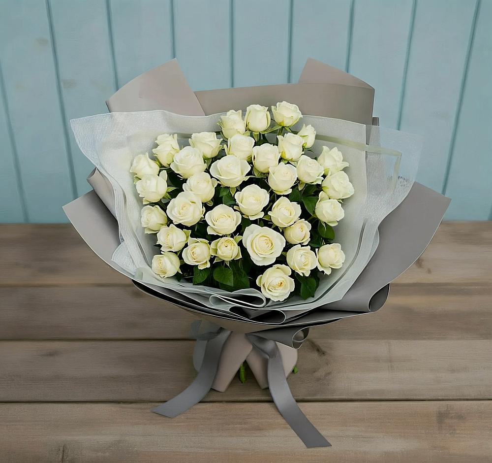 Букет Белоснежная нежность в Новом Кяхулае