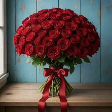 Букет Красные розы Блэк Меджик в Новом Кяхулае