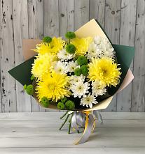 Букет цветов из:  Хризантемы в Новом Кяхулае