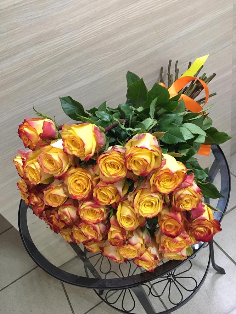 Букет Желтые розы в Новом Кяхулае