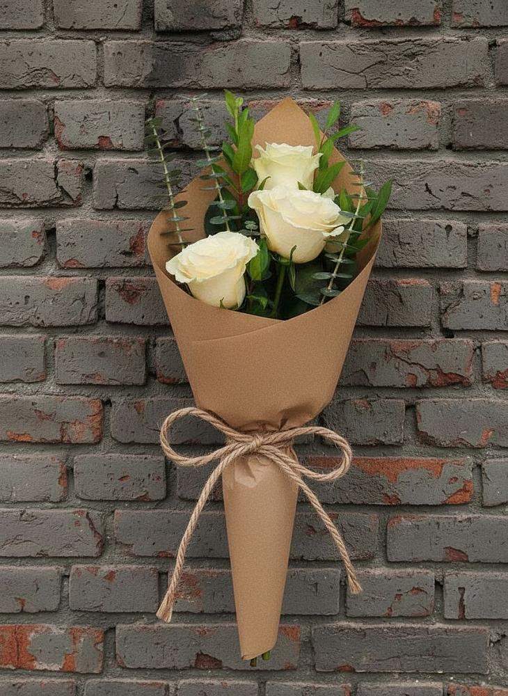 Букет из 3 роз в Новом Кяхулае Букет цветов из: Розы в Новом Кяхулае