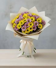 Букет цветов из:  Хризантемы в Новом Кяхулае