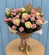 Букет цветов из:  Розы в Новом Кяхулае